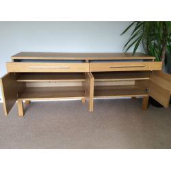 IKEA oak sideboard
