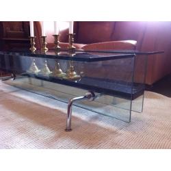 Large Contemporary Glass Coffee Table / Can Deliver