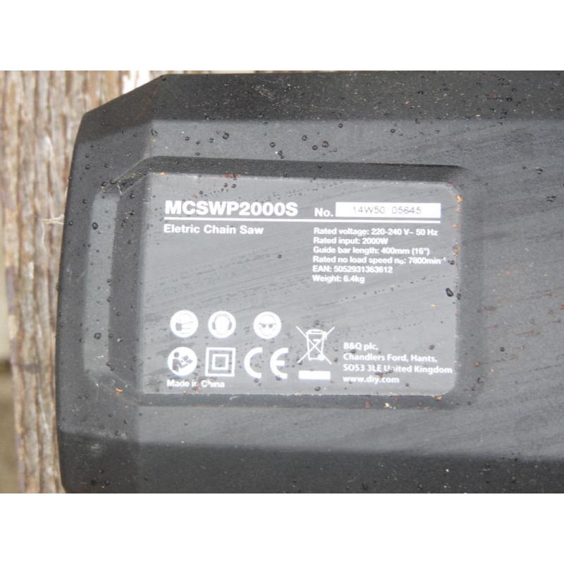 Mac Allister 2000W Electric Chainsaw