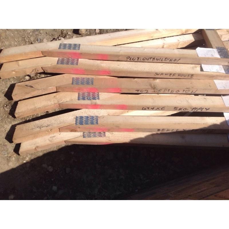 Timber roof struts