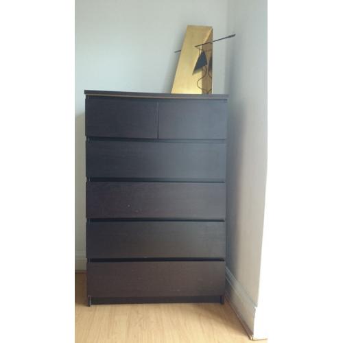IKEA Malm chest of 4+2 and 4 drawers
