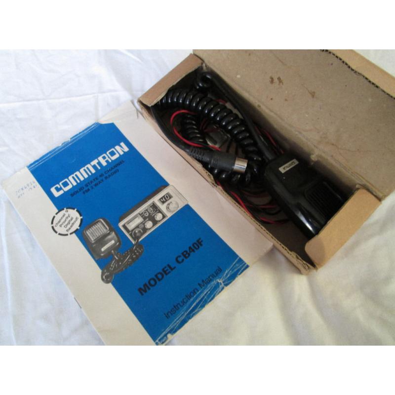 Commtron CB40F cb radio boxed