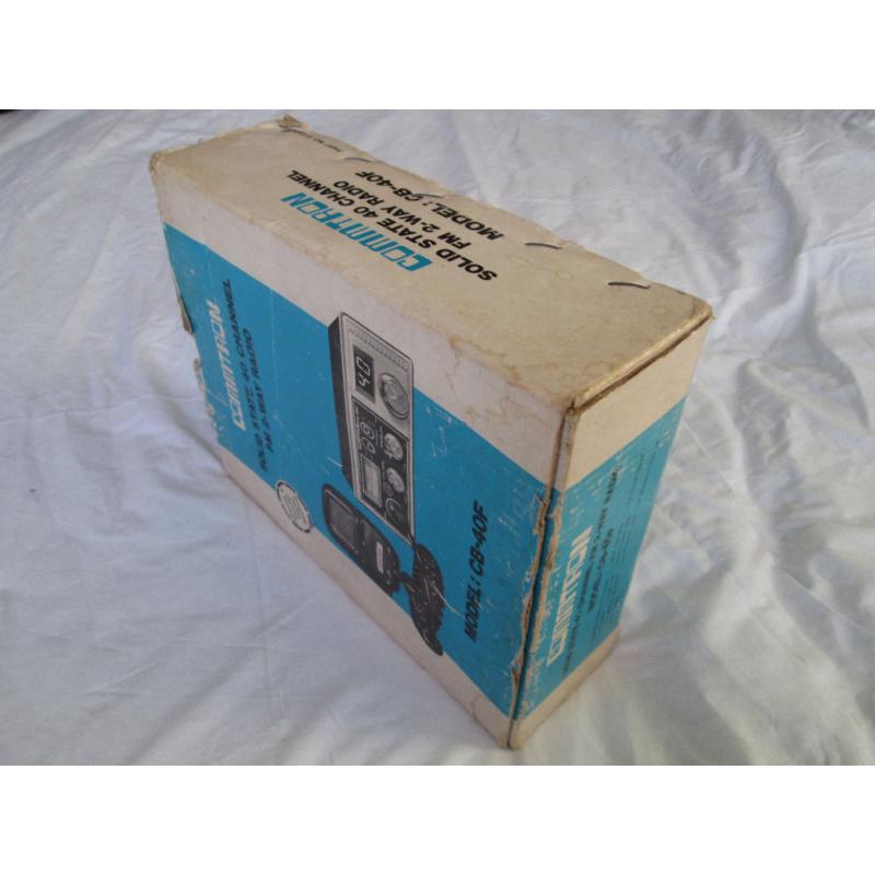 Commtron CB40F cb radio boxed