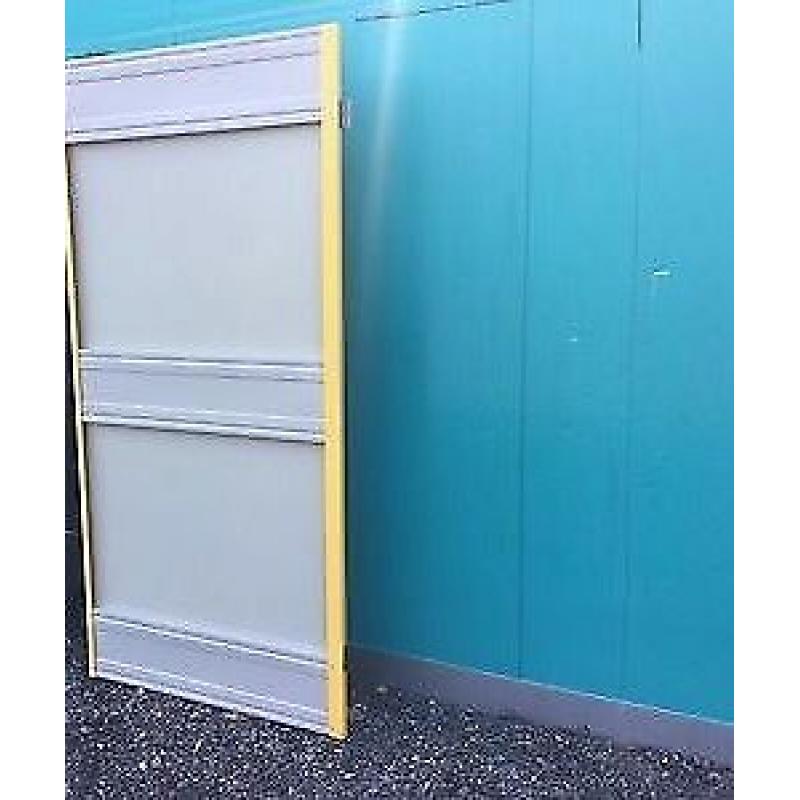 Self storage security doors 2100 x 1000mm with hinges