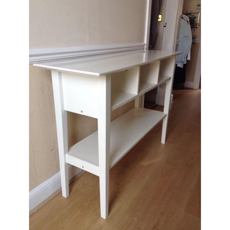 IKEA WHITE CONSOLE TABLE
