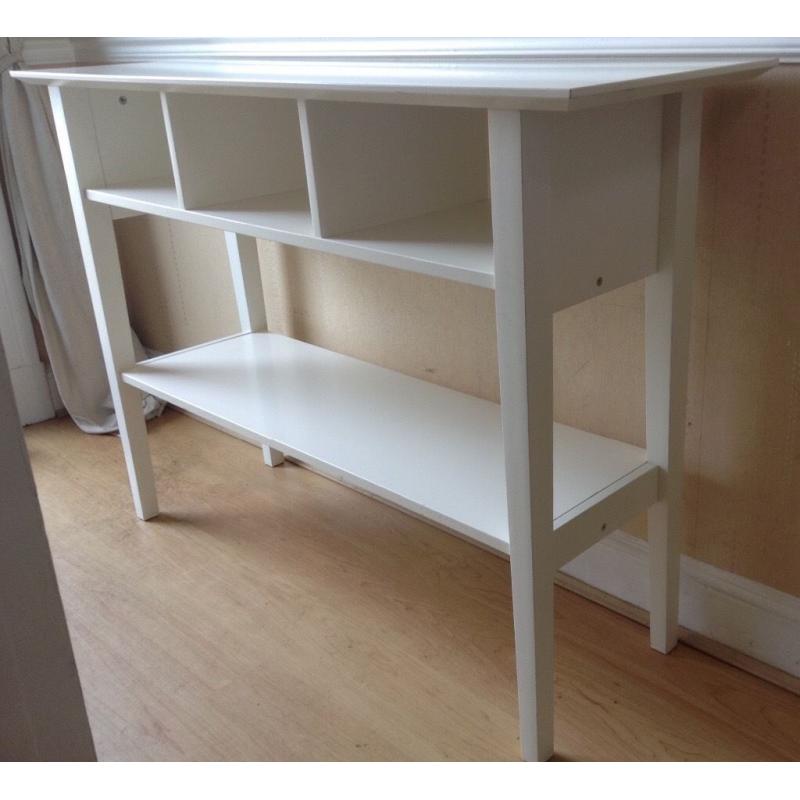 IKEA WHITE CONSOLE TABLE