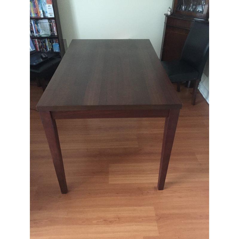 dining room table and 4 chairs
