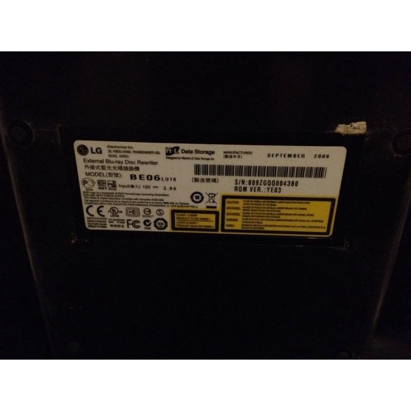 LG BE06LU10 External Blu-Ray BD-RW / HD DVD-ROM