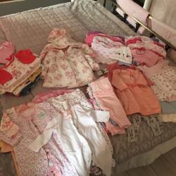 Baby Girls Clothes Bundle *First size, Newborn & 0-3mths Next, Mothercare, George*