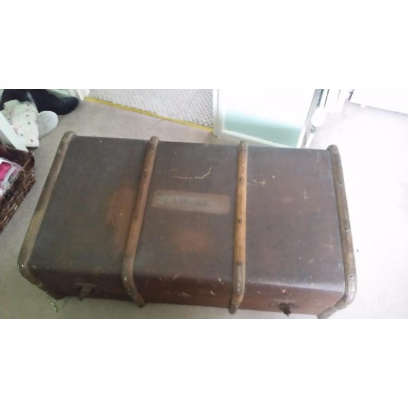 Large vintage trunk