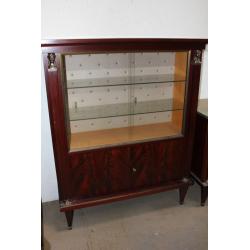 French Mahogany display cabinet