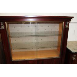 French Mahogany display cabinet