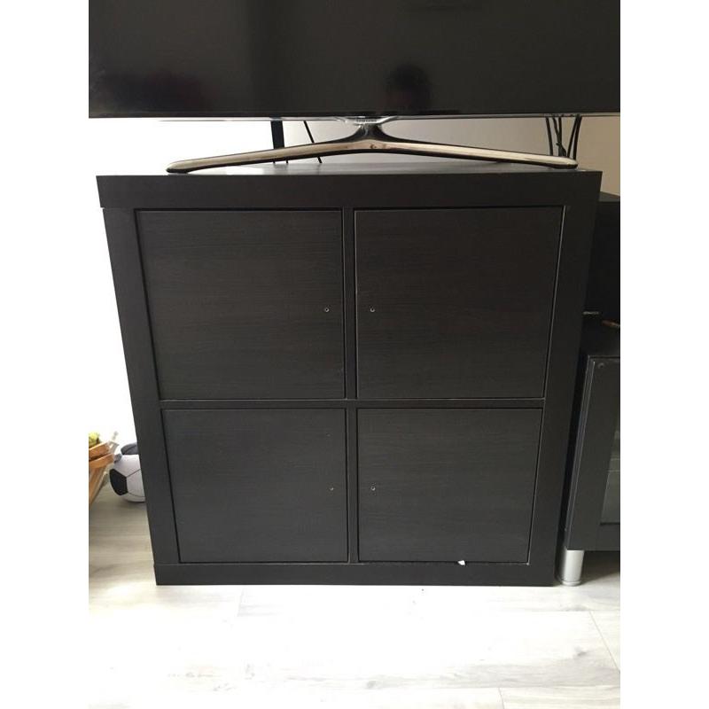 Ikea shelving unit + 4 doors accessories