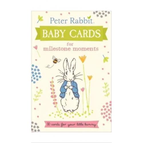 Peter rabbit baby cards for milestone moments - BNIB