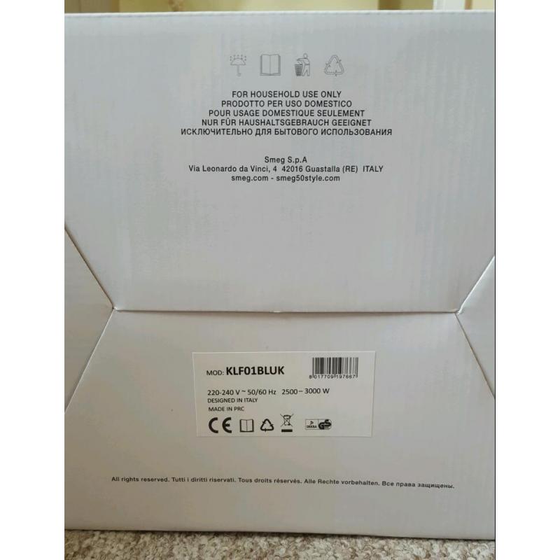BNIB. Black Smeg Kettle KLF01