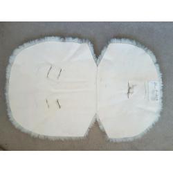 Sheep skin car seat/ buggy liner