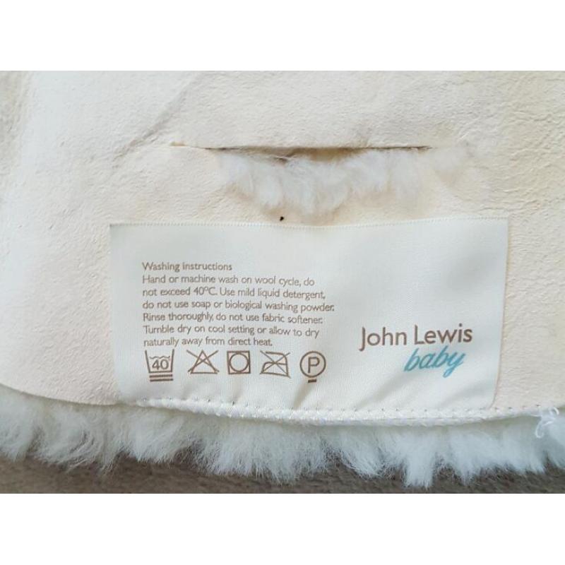 Sheep skin car seat/ buggy liner