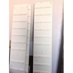 Pair of Trofast storage units from IKEA - 180cm high in white
