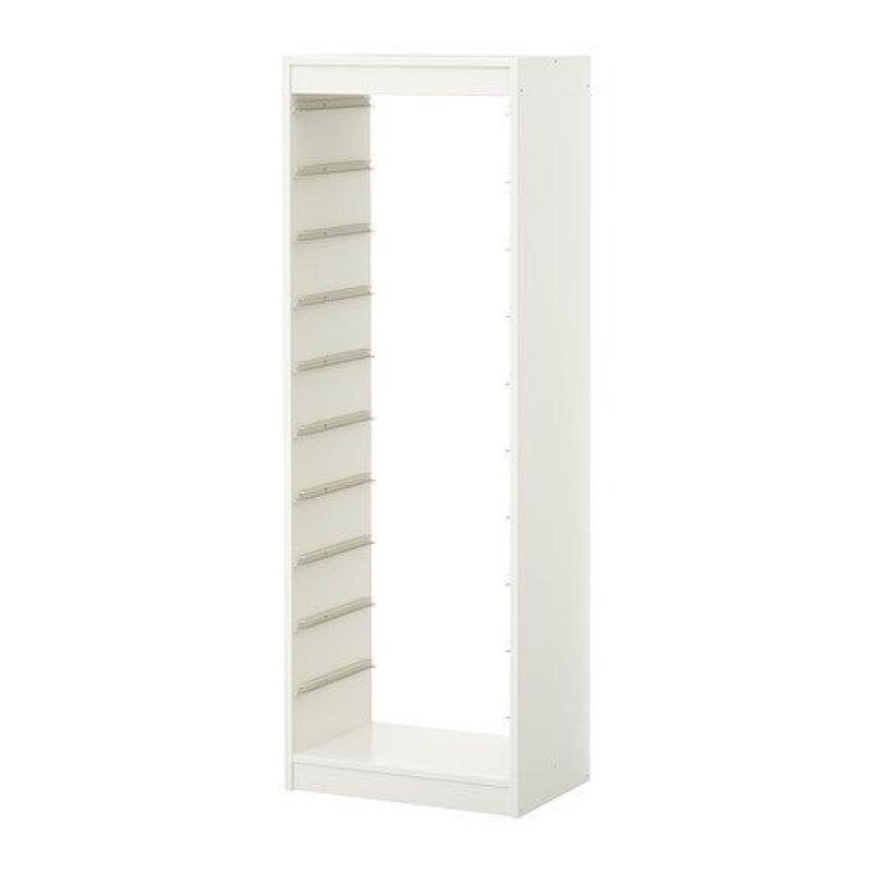 Pair of Trofast storage units from IKEA - 180cm high in white