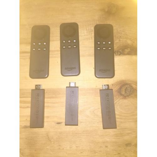 3 X firesticks with kodi pre installed