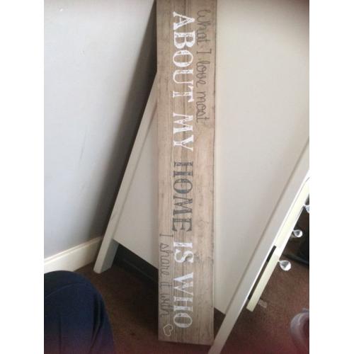 Wood style saying picture