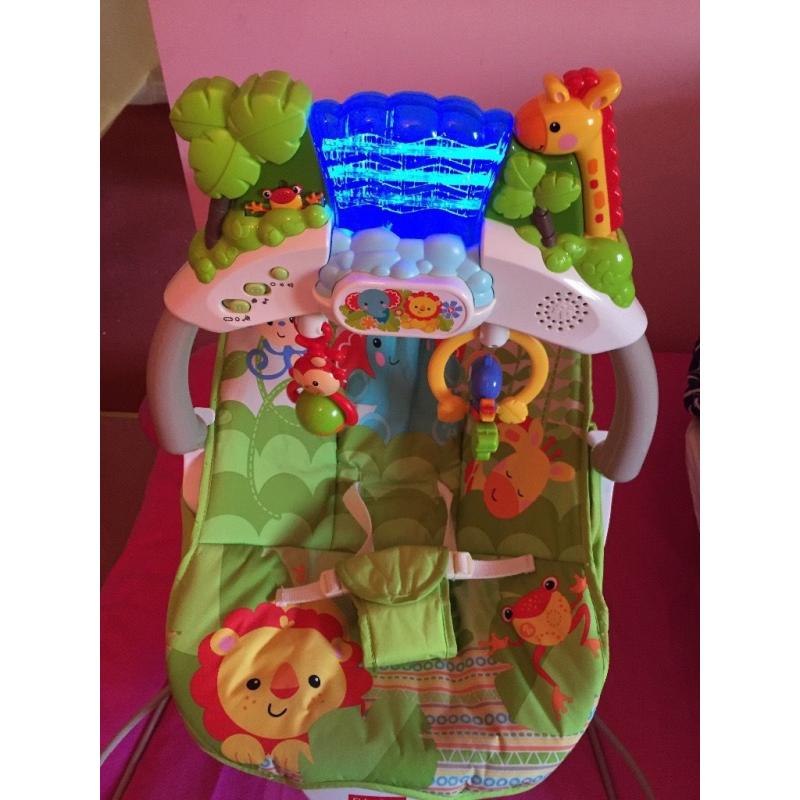Fisher Price Rainforest Friends Deluxe Bouncer