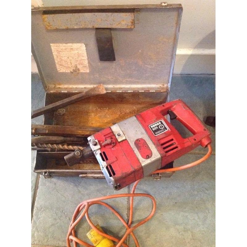 Kango 501 hammer & toolsfor spares or repairs