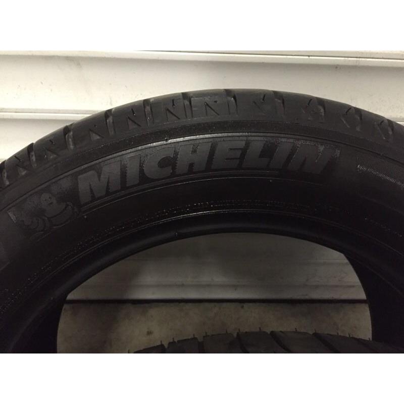 2 part worn Michelin 205/55/16 tyres ***5.0mm***
