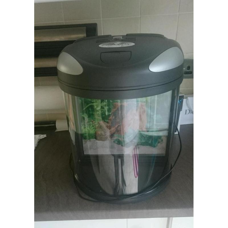 19L fish tank aquarium fish box moon