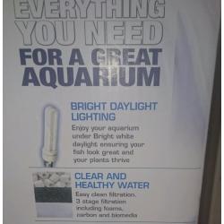 19L fish tank aquarium fish box moon