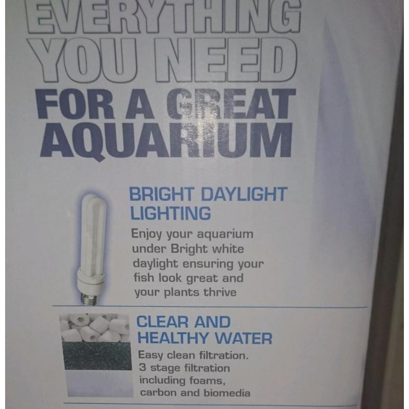 19L fish tank aquarium fish box moon
