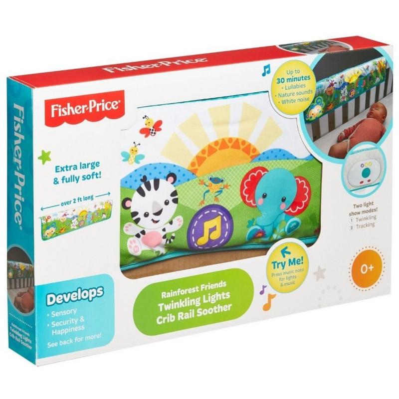 Fisher-Price Rainforest Cot Rail Cover *NEW*