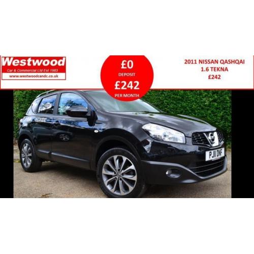 2011 NISSAN QASHQAI 1.6 TEKNA HATCHBACK PETROL