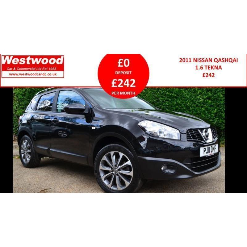 2011 NISSAN QASHQAI 1.6 TEKNA HATCHBACK PETROL
