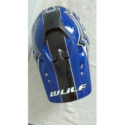 Wulfsport kids off road full face helmet.
