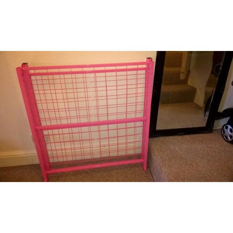 Pink Single Metal Bed Frame