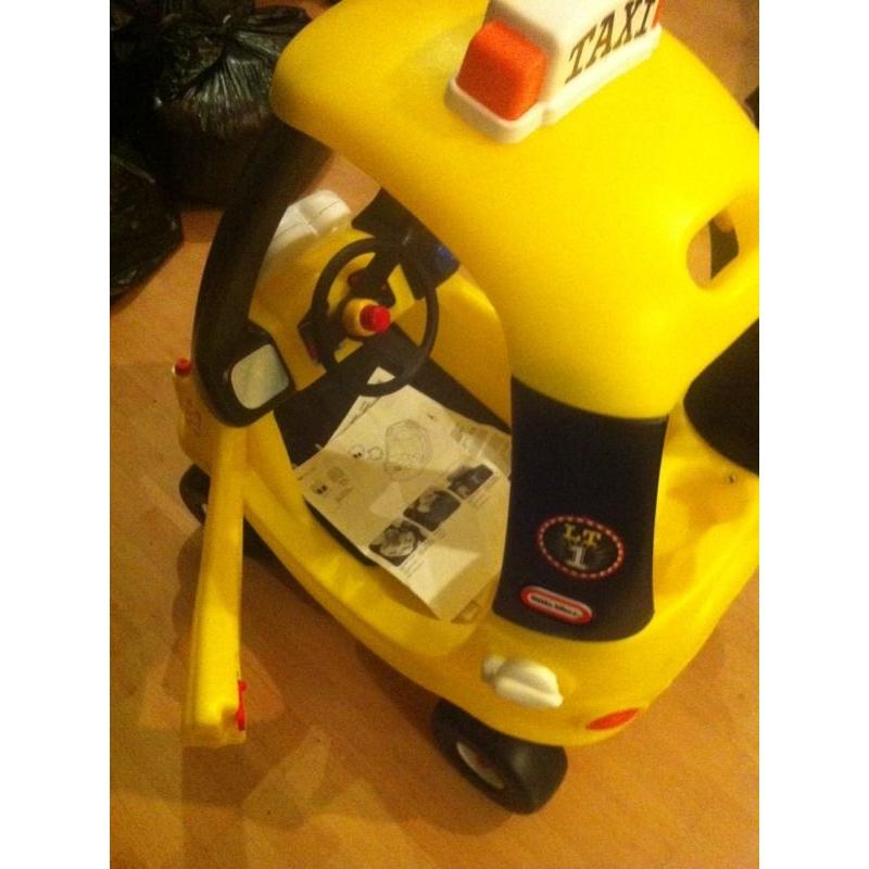 Brand new little tikes taxi