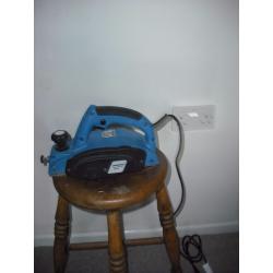 Silverline power planer 710 motor 82 mm wide blade used condition
