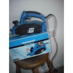 Silverline power planer 710 motor 82 mm wide blade used condition