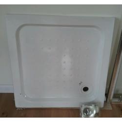 Shower tray and door
