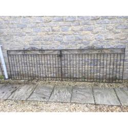 Wrought iron gates