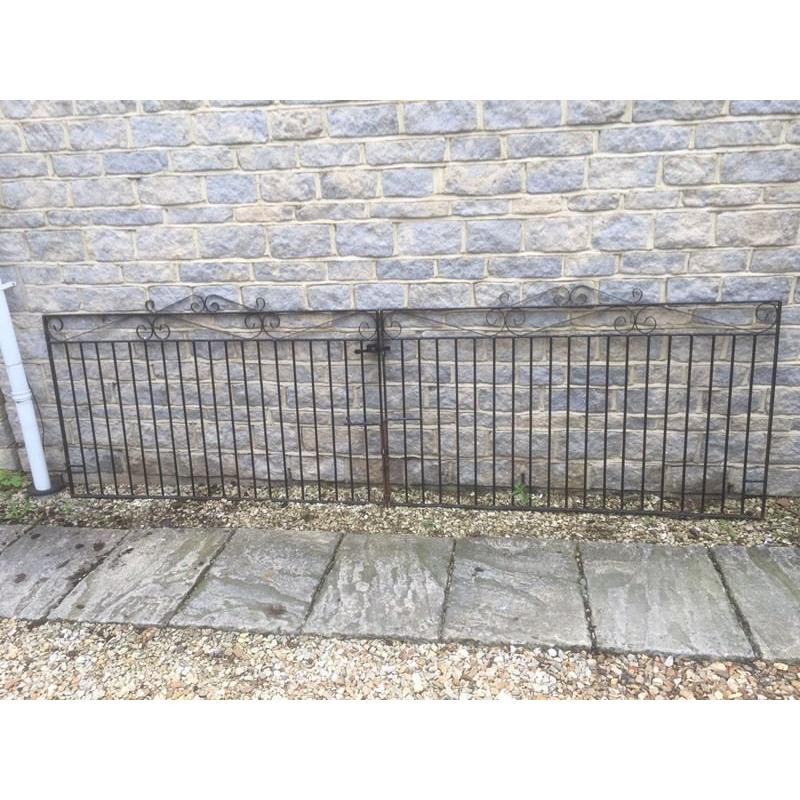 Wrought iron gates