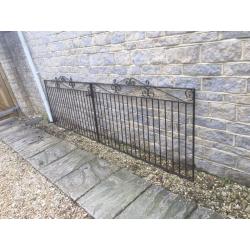 Wrought iron gates
