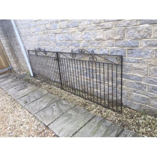 Wrought iron gates