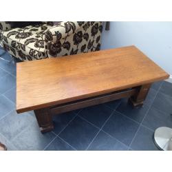 Coffee table solid wood