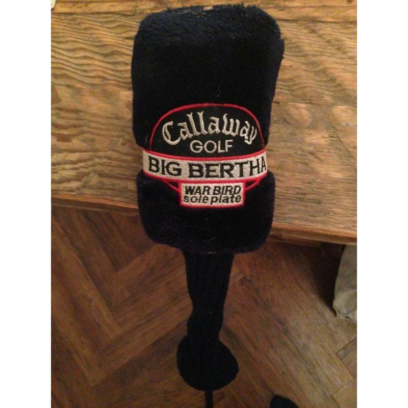 Callaway Big Bertha Warbird 10 Driver RCH96 Graphite Firm Flex. With Cover. Right handed club