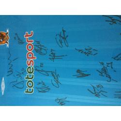 Framed Hull City Away Shirt Premier League 09/10