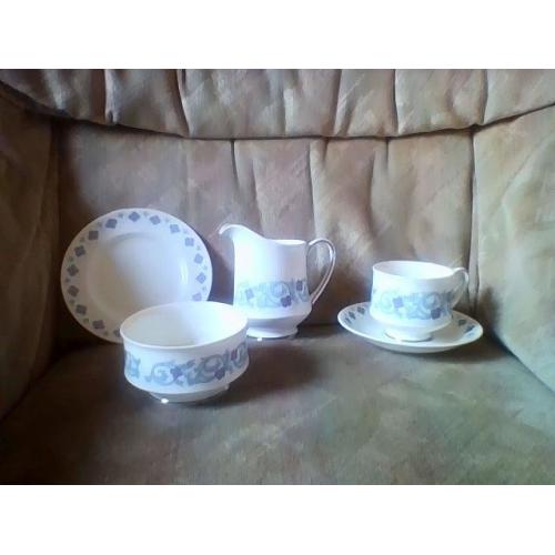 NEW Paragon fine bone china, unused, perfect - 20 pieces pattern Monaco