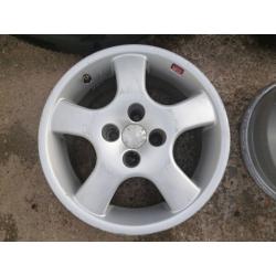 OZ racing alloys, 4 of, in good condition 100mm pcd.