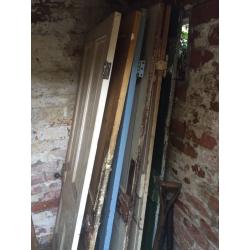 Victorian 4 panel wooden doors